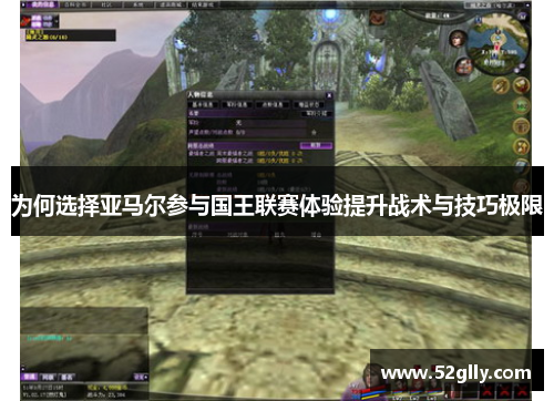 为何选择亚马尔参与国王联赛体验提升战术与技巧极限